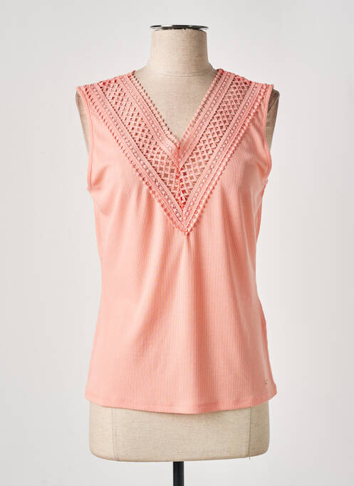 Top orange MORGAN pour femme