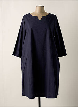 Robe mi-longue bleu MARIA BELLENTANI pour femme