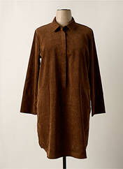 Robe mi-longue marron GEISHA pour femme seconde vue