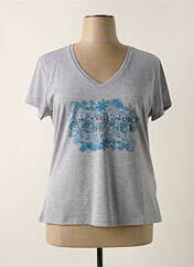 T-shirt gris EVA KAYAN pour femme seconde vue