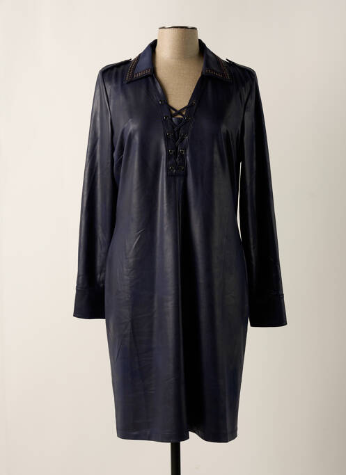 Robe mi-longue bleu EVA KAYAN pour femme