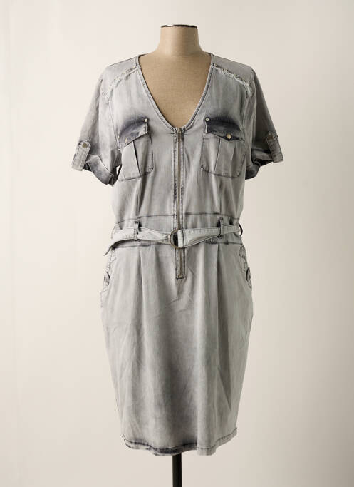 Robe mi-longue gris EVA KAYAN pour femme