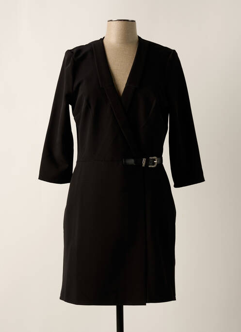 Robe mi-longue noir MORGAN pour femme