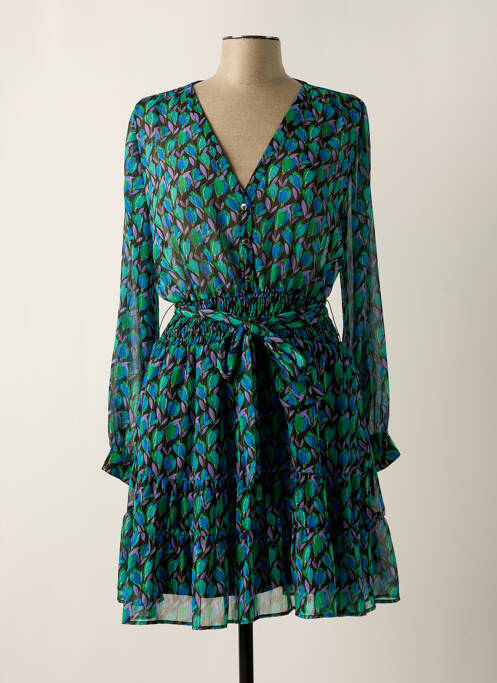 Robe mi-longue vert MORGAN pour femme