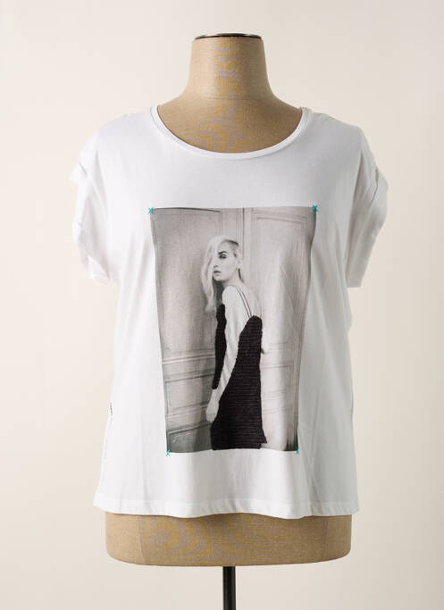 T-shirt blanc EVA KAYAN pour femme