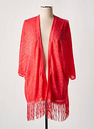 Veste kimono finition franges rouge O'NEILL femme