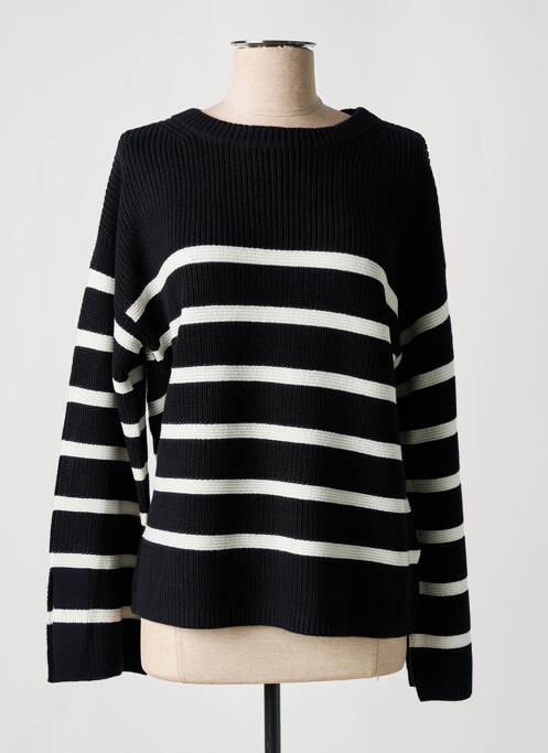 Pull resserrée sur le bas manches longues noir ESPRIT femme
