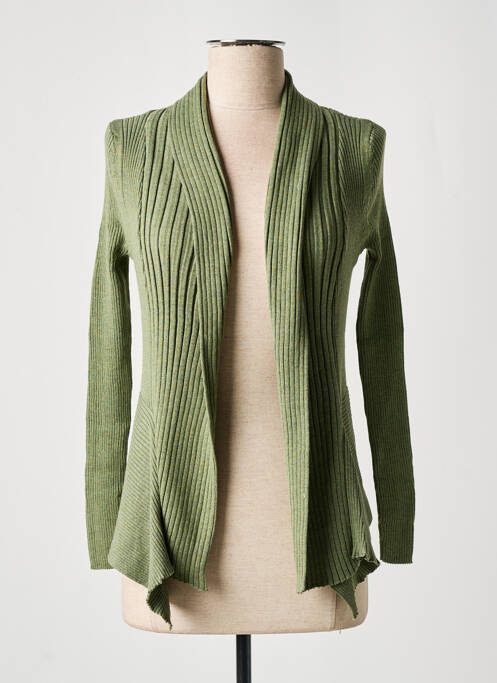 Gilet manches longues vert ESPRIT pour femme