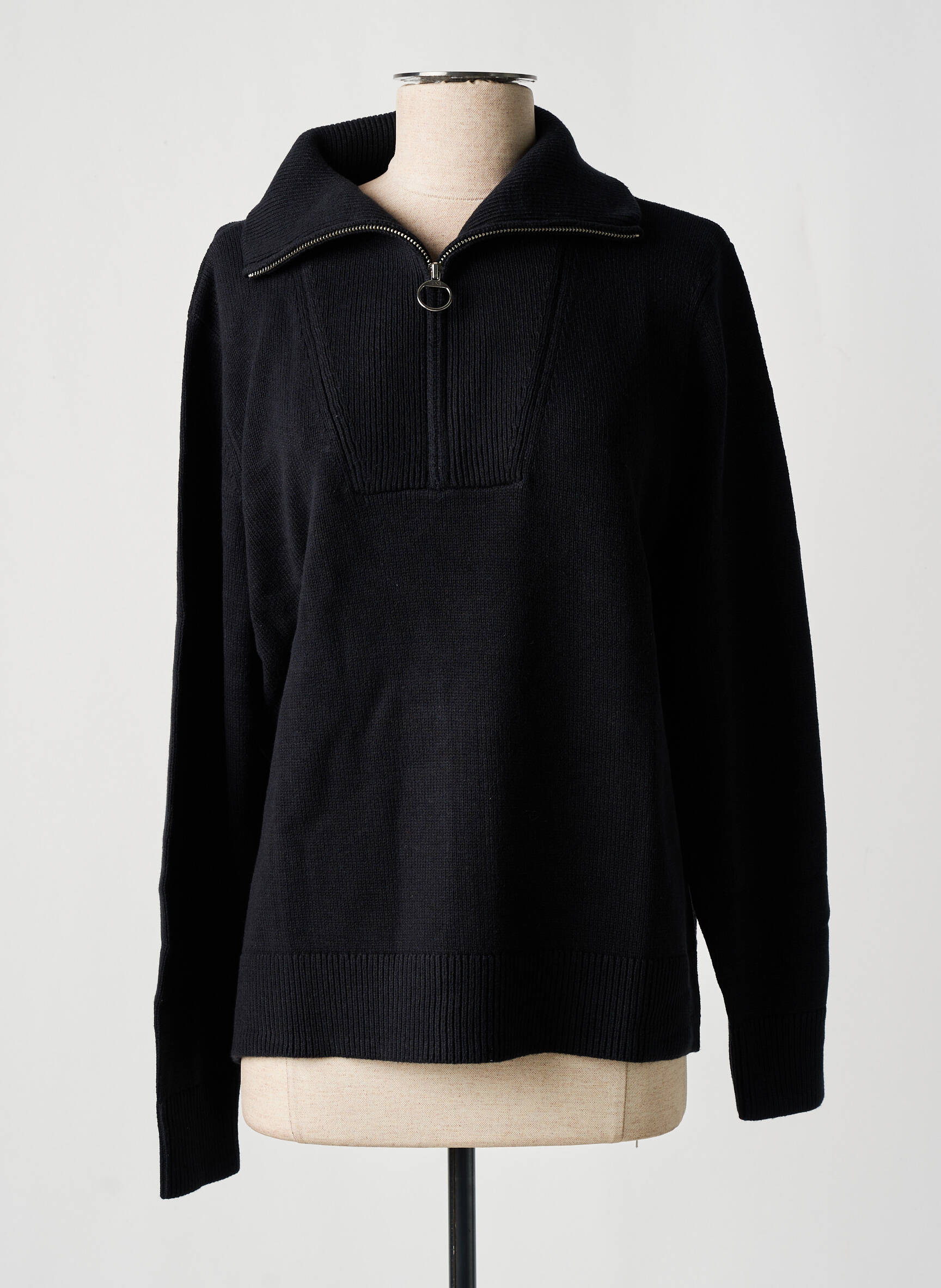 Pull Resserrée Sur Le Bas Noir Edc By Esprit Femme 2439370