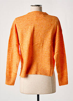 Pull tissage chiné manches longues orange ESPRIT femme