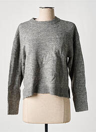 Pull tissage chiné manches longues gris ESPRIT femme
