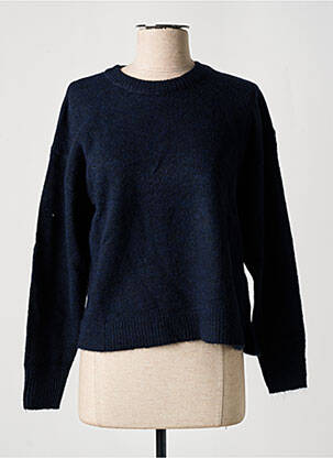 Pull tissage chiné manches longues bleu ESPRIT femme
