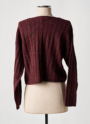 Pull tissage chiné manches longues marron ESPRIT femme