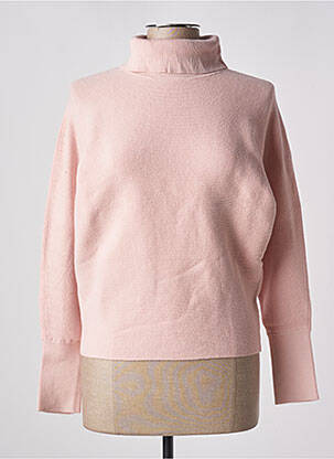 Pull col roulé rose EDC BY ESPRIT pour femme