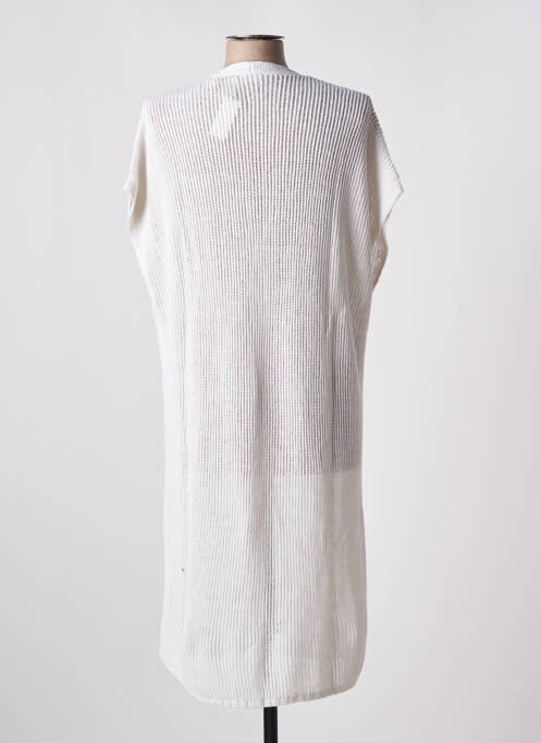 Gilet manches courtes col v blanc ESPRIT femme