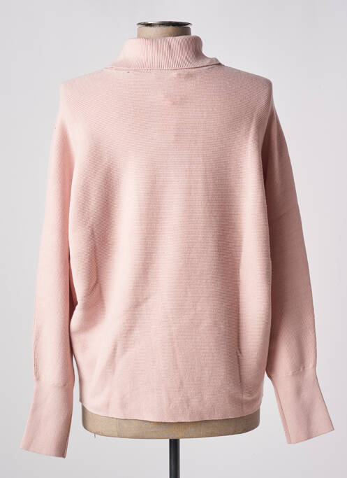 Pull col roulé rose ESPRIT pour femme