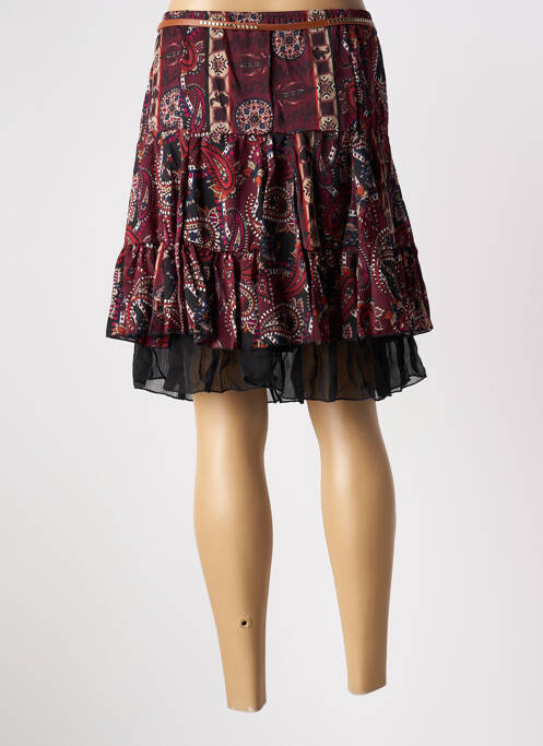 Jupe courte rouge MOKA'S pour femme