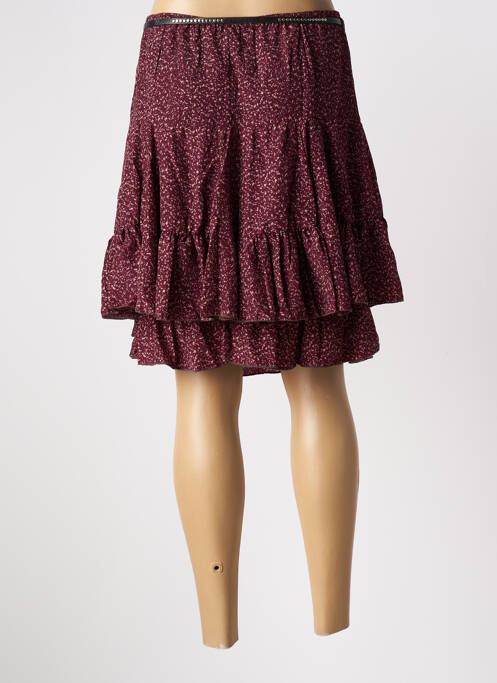 Jupe courte rouge MOKA'S pour femme