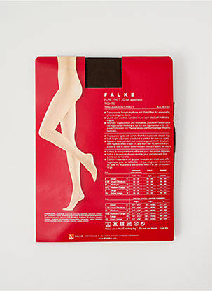 Collants stretch marron FALKE femme