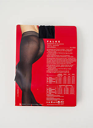Collants stretch noir FALKE femme