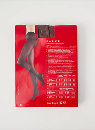 Collants stretch gris FALKE femme
