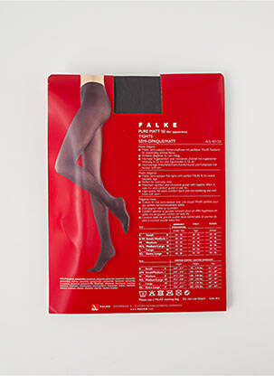 Collants stretch gris FALKE femme