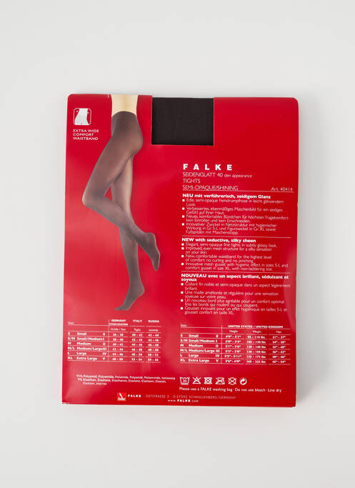 Collants gris FALKE pour femme