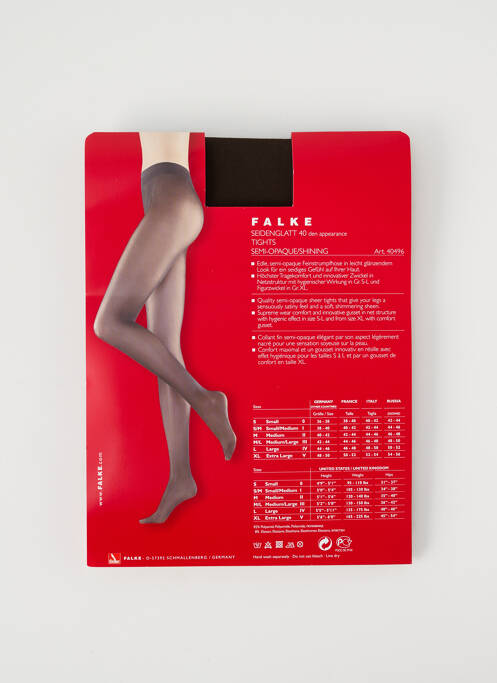 Collants marron FALKE pour femme
