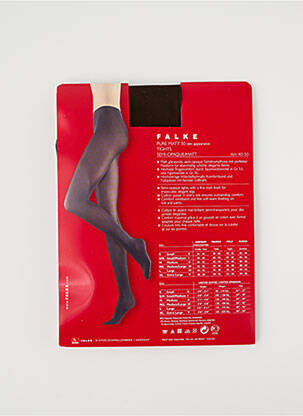 Collants stretch marron FALKE femme