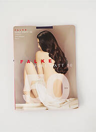 Collants stretch bleu FALKE femme