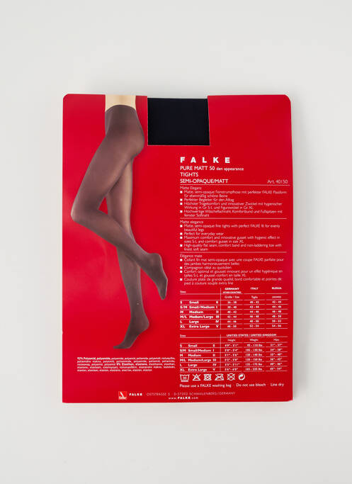 Collants bleu FALKE pour femme