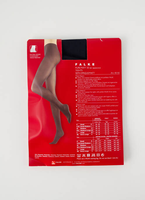 Collants bleu FALKE pour femme