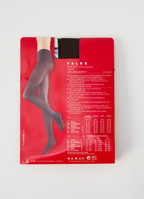 Collants marron FALKE pour femme