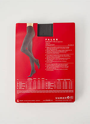 Collants stretch gris FALKE femme