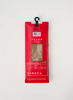 Chaussettes tissage résille chair FALKE femme