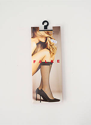 Chaussettes tissage résille noir FALKE femme