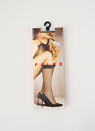 Chaussettes légère et transparente noir FALKE femme