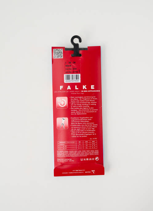 Chaussettes noir FALKE pour femme