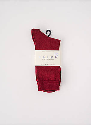 Chaussettes rouge FALKE pour femme