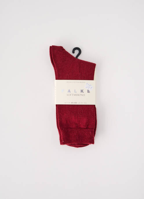 Chaussettes rouge FALKE pour femme