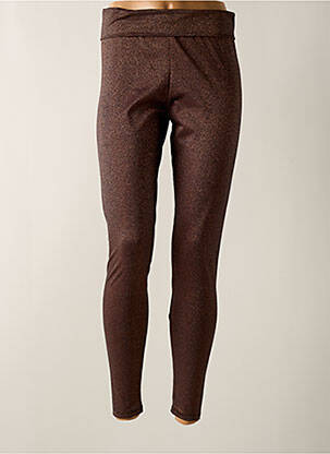 Legging stretch taille normale marron ANTIGEL femme