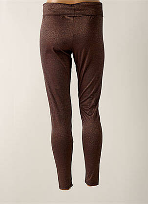 Legging stretch taille normale marron ANTIGEL femme