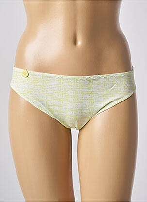 Culotte effet matière satinée vert MARIE JO femme