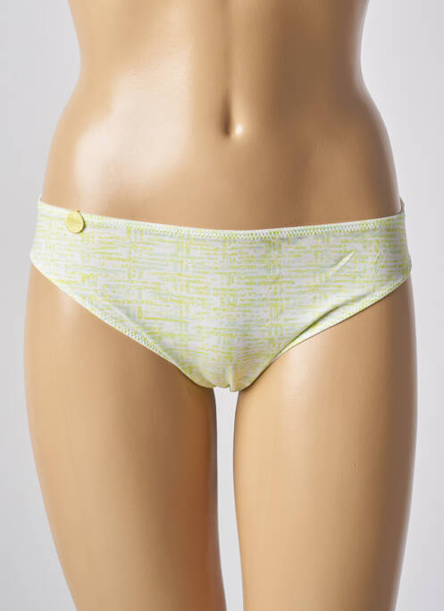Culotte effet matière satinée vert MARIE JO femme