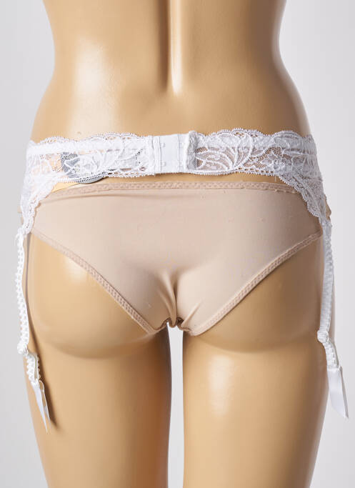 Guêpière/Porte-jarretelle blanc LISE CHARMEL pour femme