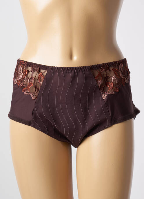 Shorty marron PRIMA DONNA pour femme