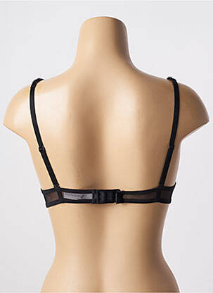 Soutien-gorge effet matière satinée haut soutien-gorge avec mousse de rembourrage amovible noir SIMONE PERELE femme