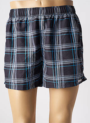 Short de bain fond doublé noir WAVEBREAKER homme