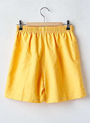 Short de bain effet matière satinée jaune WAVEBREAKER garçon