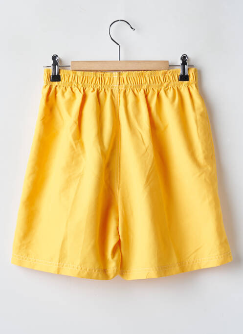 Short de bain effet matière satinée jaune WAVEBREAKER garcon